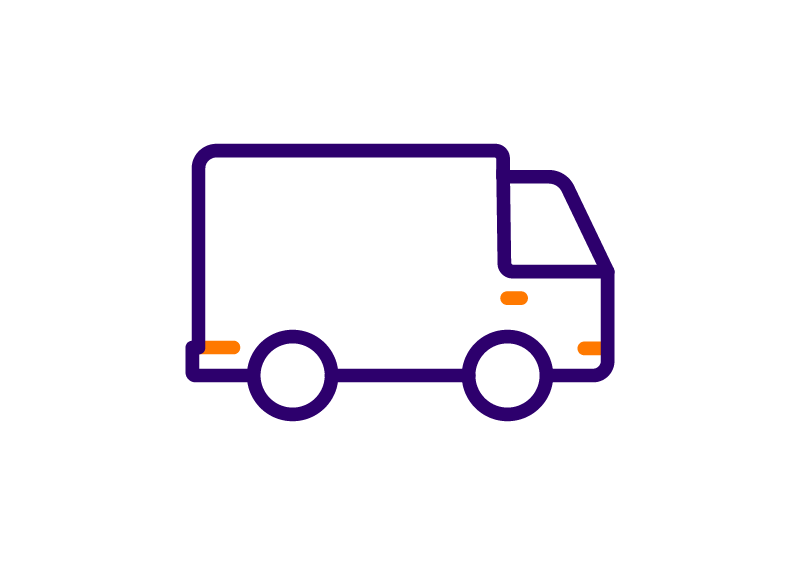 ícono camión chico utilitario