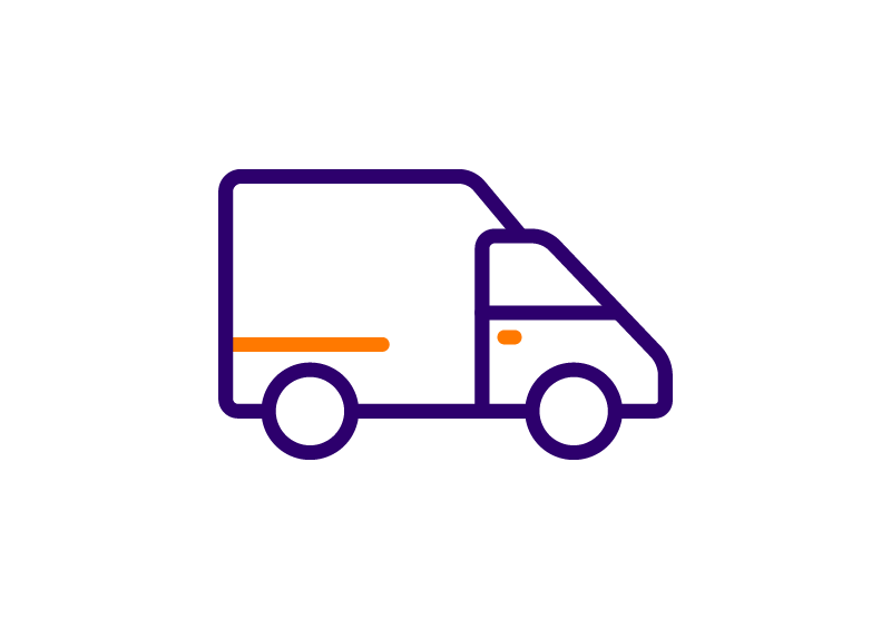 ícono furgoneta utilitario