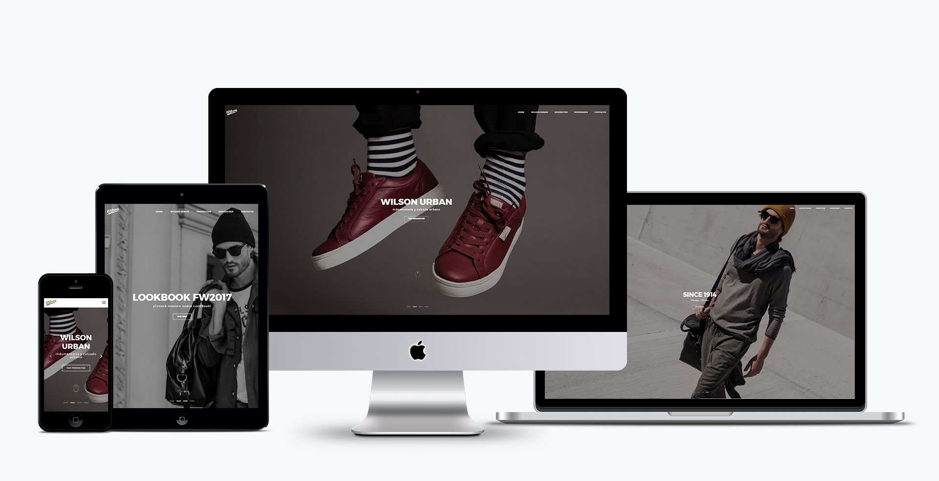 visualizacion sitio web wilson urban celular tablet computadora