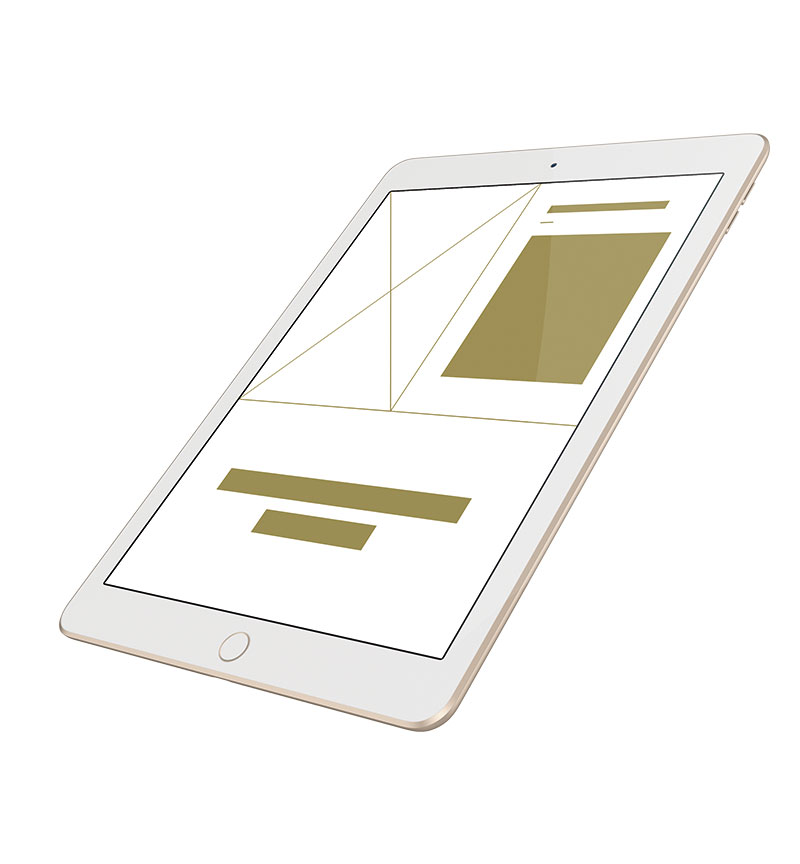 grilla para tablet diseño web wilson urban