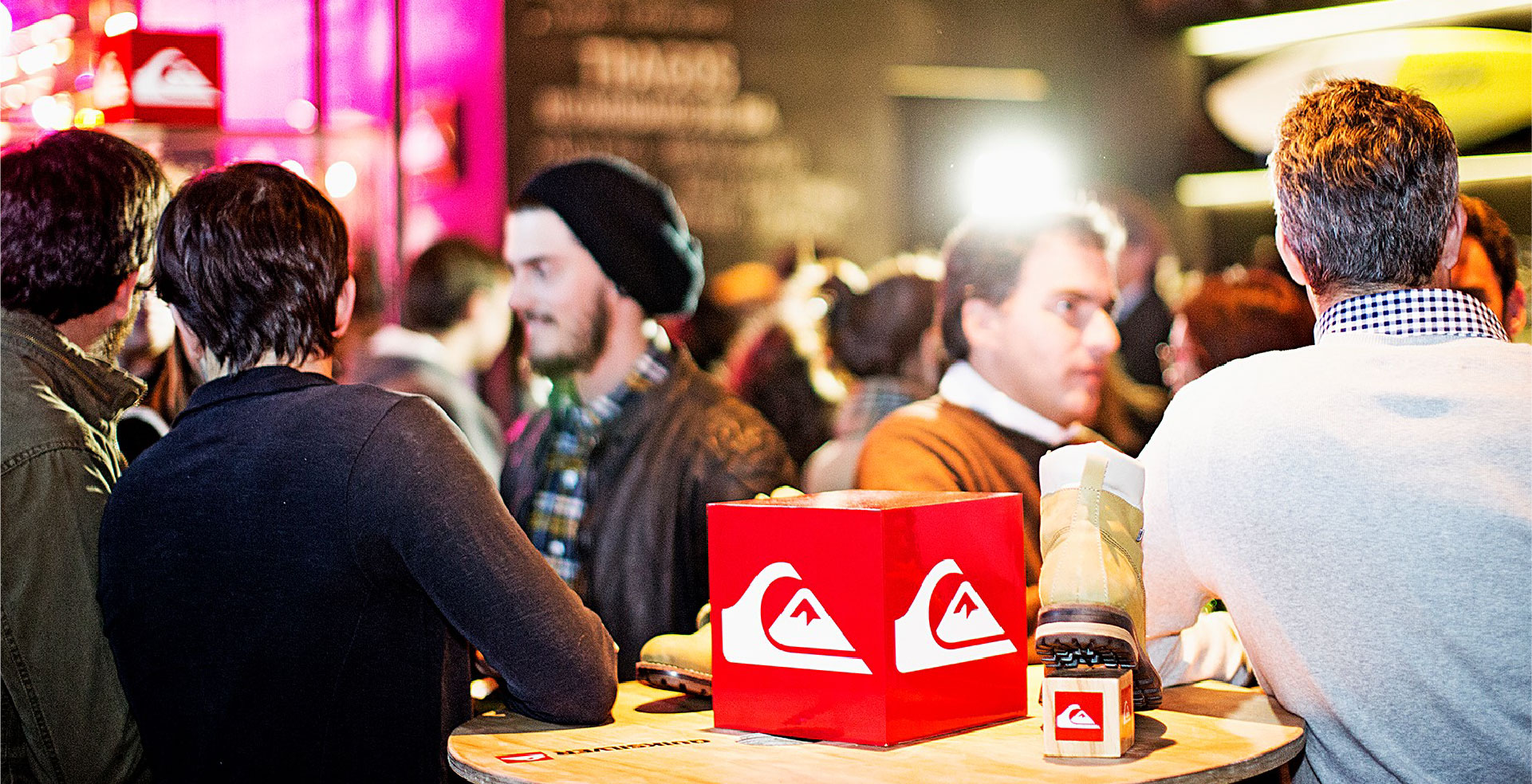 showroom quiksilver roxy evento lanzamiento